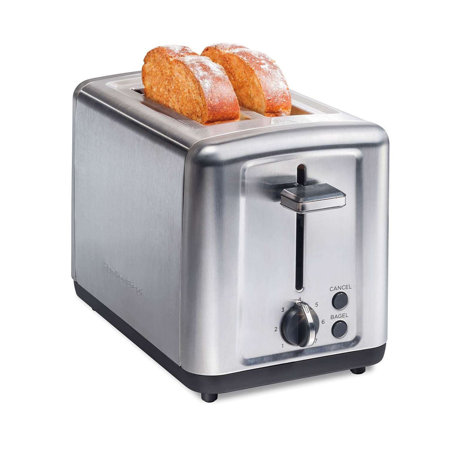 2 Slice Brushed Toaster with Extra-Wide Slots Stainless Steel (22992G)