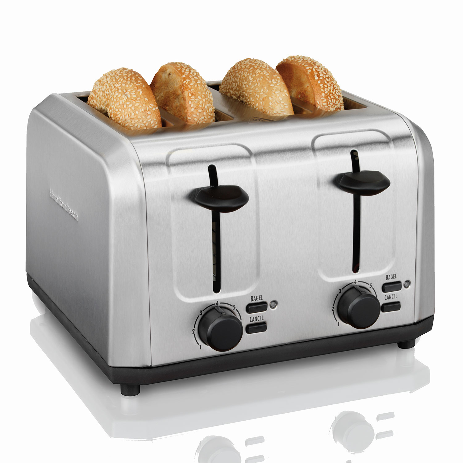 4 Slice Toaster with Extra-Wide Slots Stainless Steel (24911)