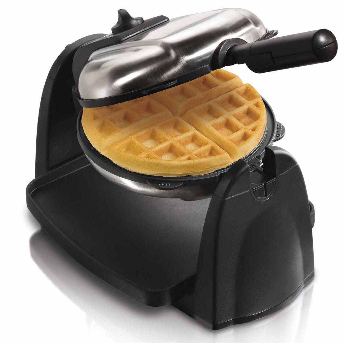 Flip Belgian Style Waffle Maker with Removable Plates (26030)