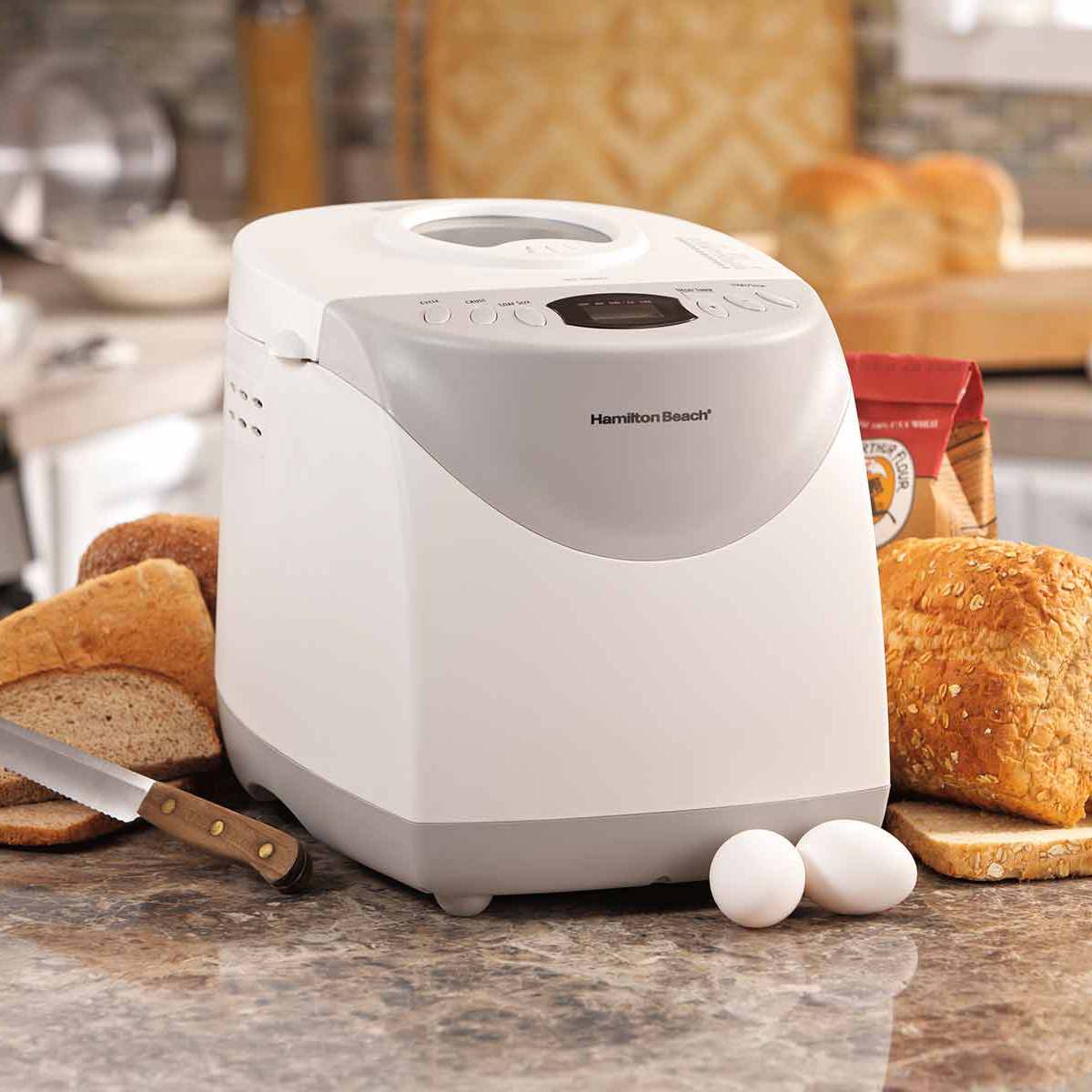 Hamilton Beach HomeBaker Bread Machine White for sale online 