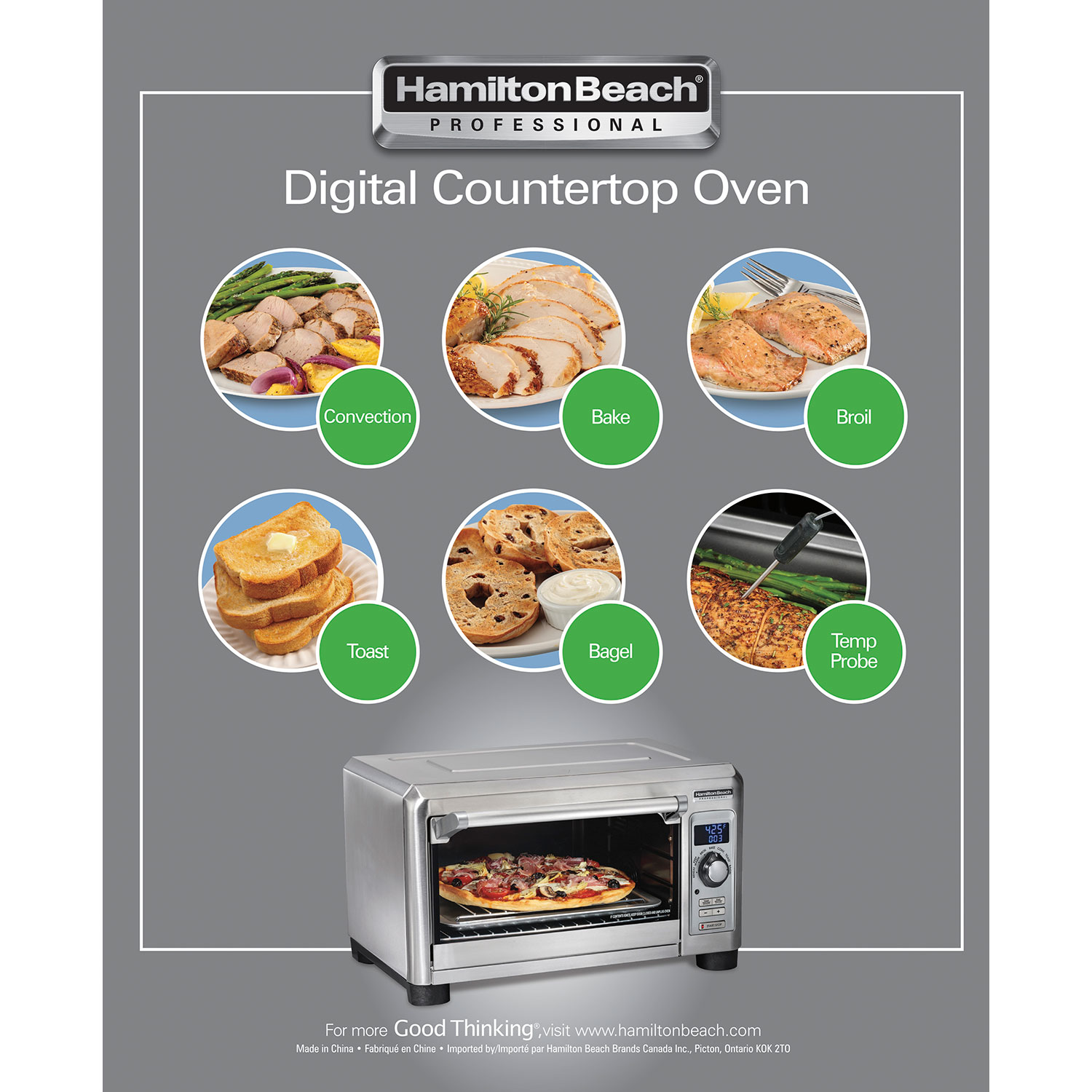 Hamilton Beach Professional Digital Countertop Oven 31240