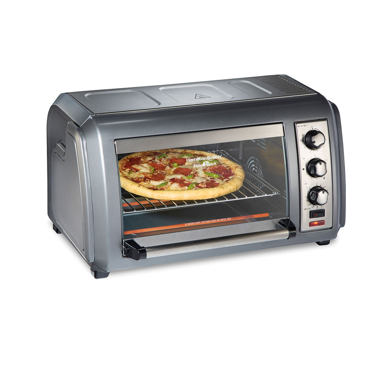 6 Slice Easy Reach® Toaster Oven with Roll-Top Door (31434)