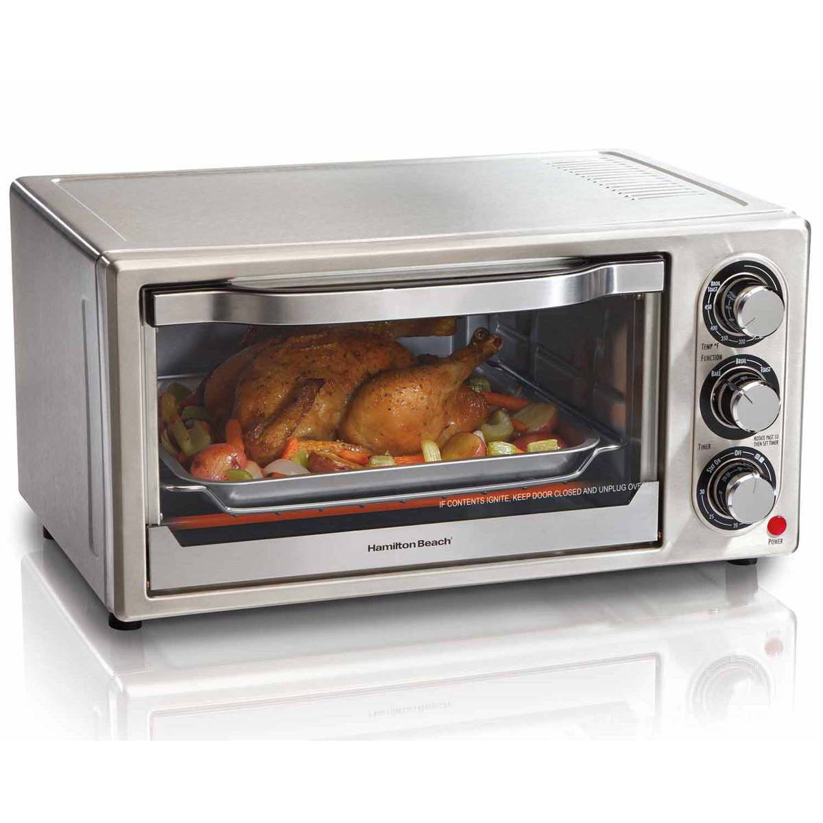 Stainless Steel 6 Slice Toaster Oven (31511)