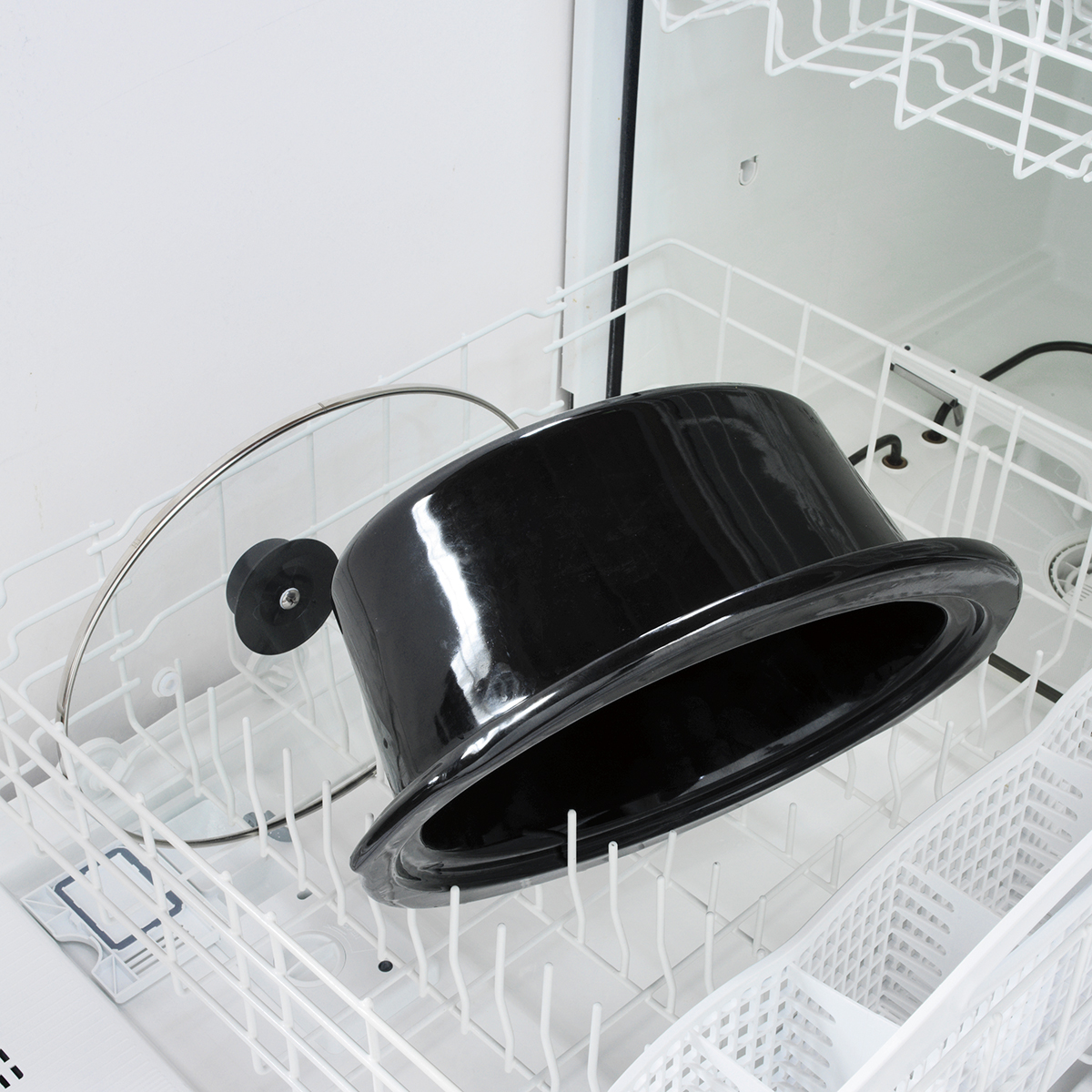 Most slow cooker crocks and lids are dishwasher safe.