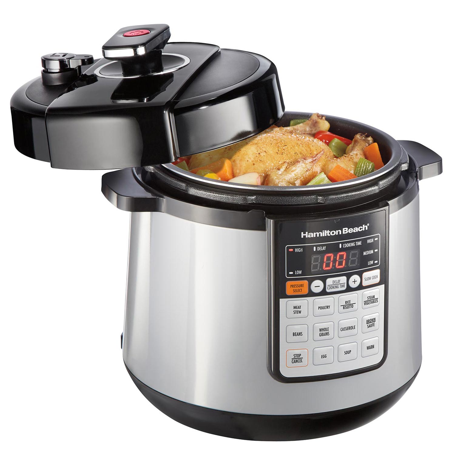 6 Quart Multi-Function Pressure Cooker, Grey (34500) 6 Quart Multi-Function Pressure Cooker, Grey (34500)
