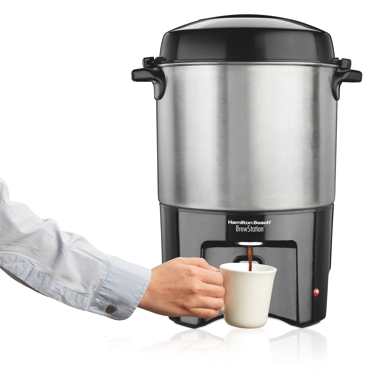 BrewStation® 40 Cup Coffee Urn Black & Stainless (40540R)