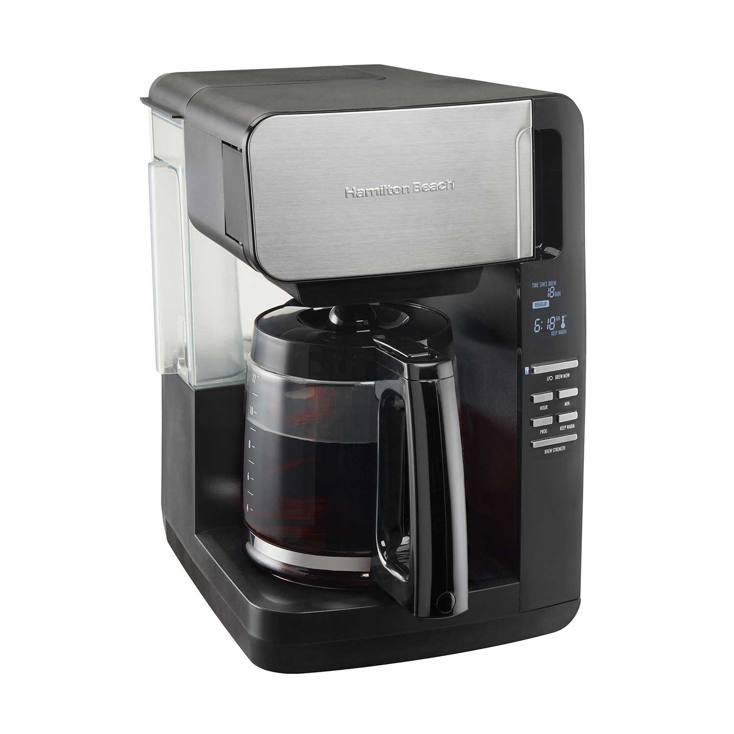 12 Cup Programmable Ultra Coffee Maker Black & Stainless (46203)