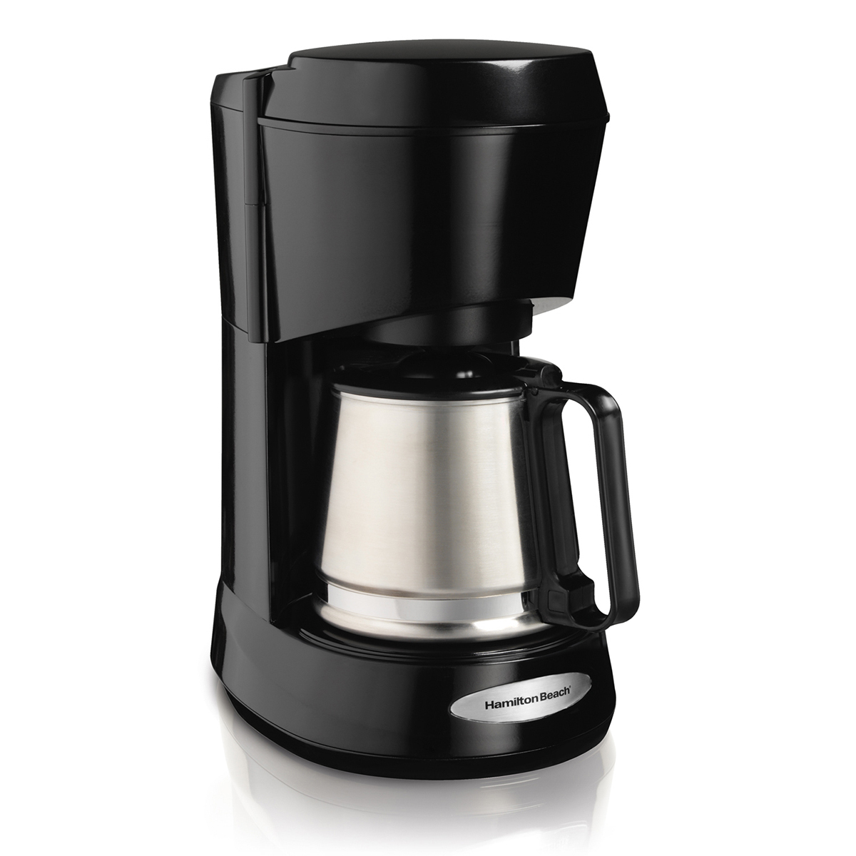 5-Cup Personal Coffee Maker, Black & Stainless (48137)
