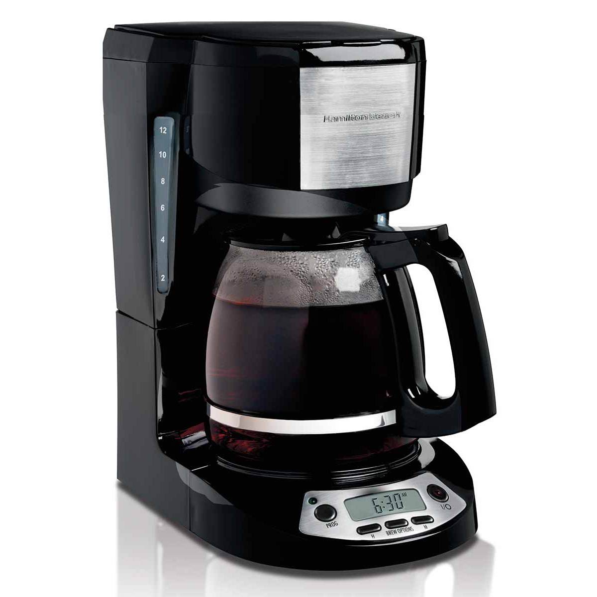 Hamilton Beach Coffee Maker 12-Cup Programmable with 3