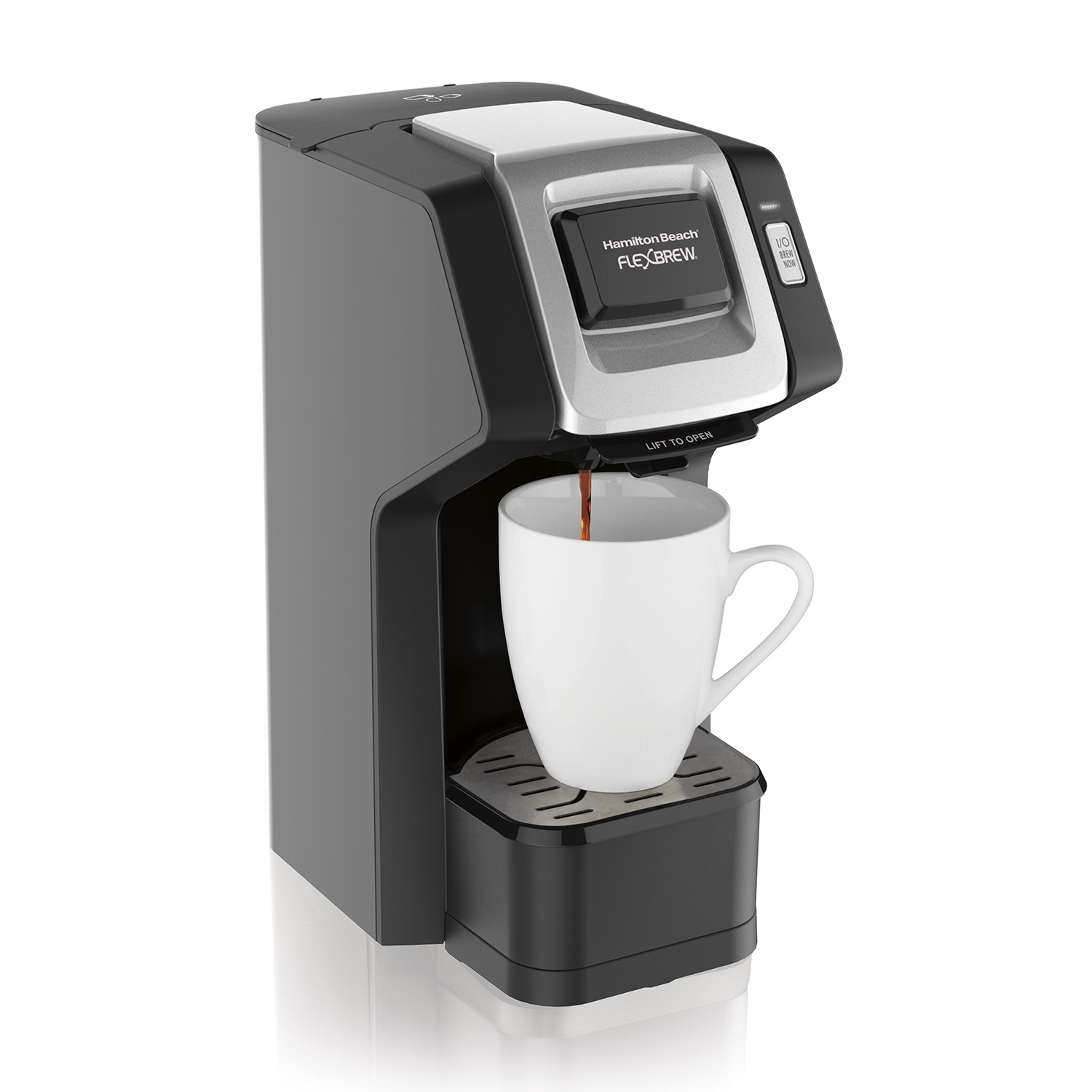 FlexBrew® Single-Serve Coffee Maker Black & Silver (49952)