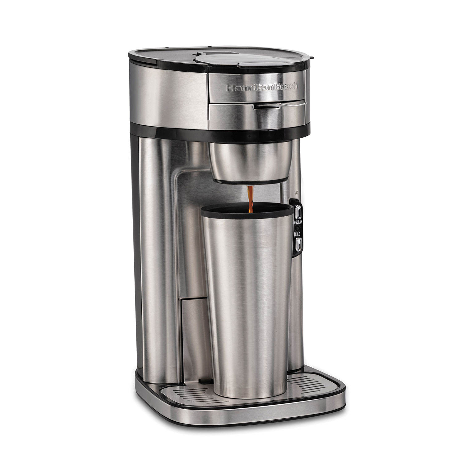The Scoop® Single-Serve Coffee Maker, Stainless (49981RG)