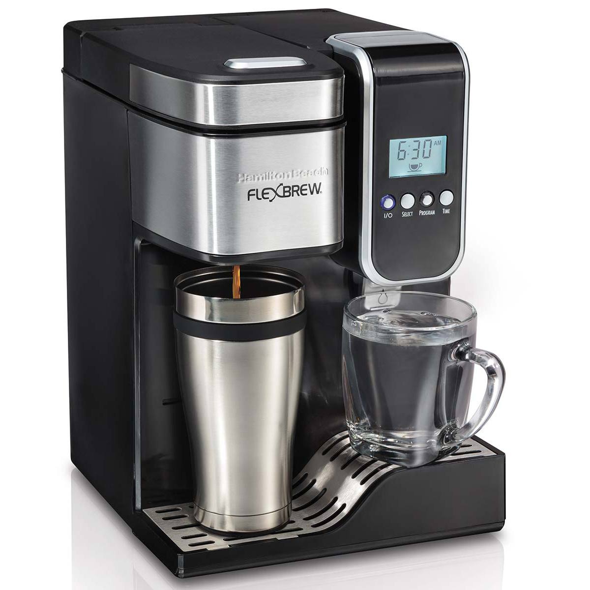 FlexBrew® Programmable Single-Serve Coffee Maker with Hot Water Dispenser (49988)