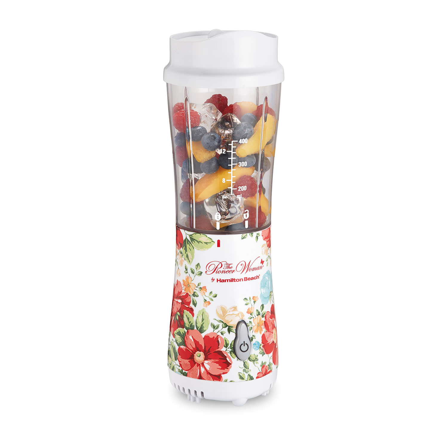 The Pioneer Woman Vintage Floral Personal Blender with Travel Lid by Hamilton Beach (51170)