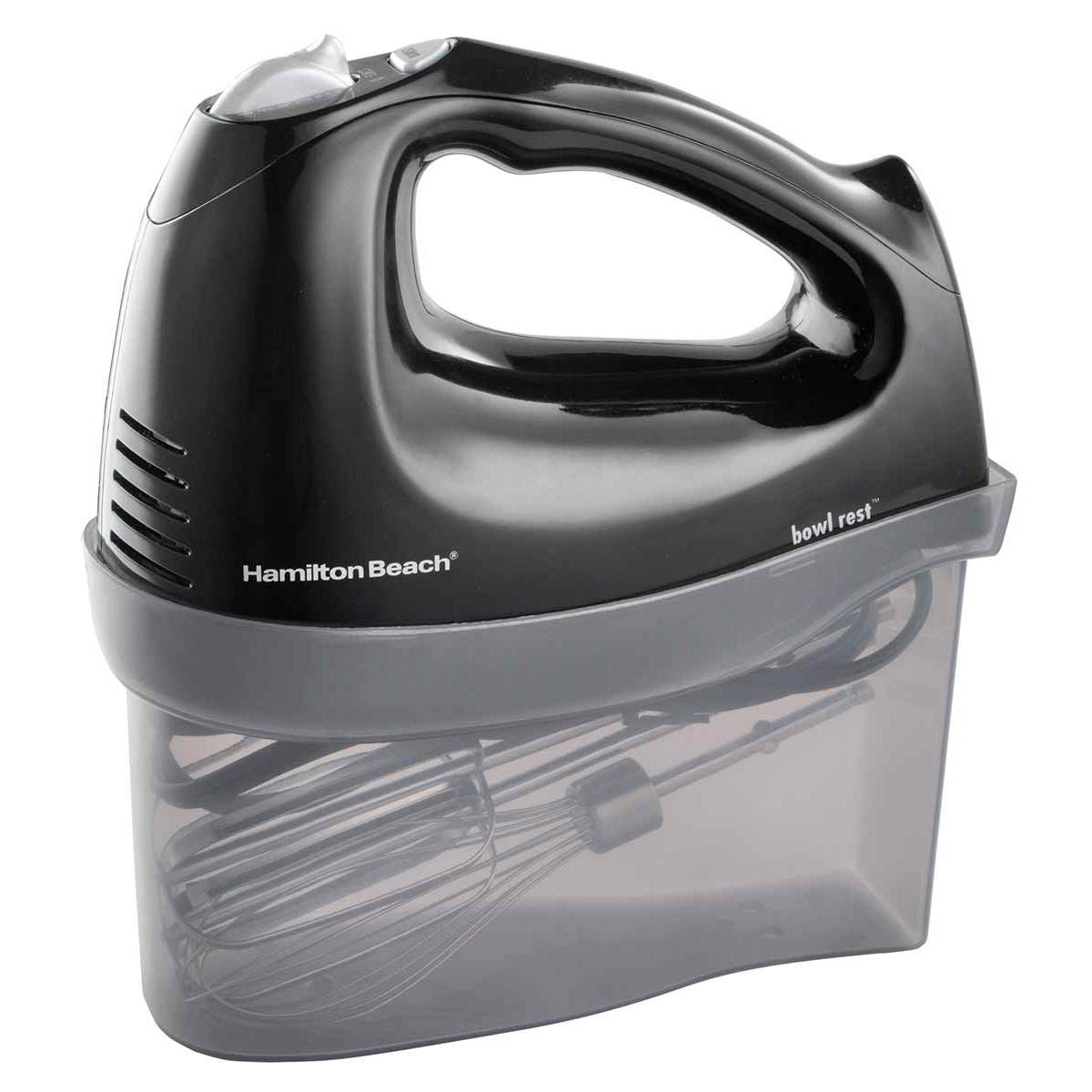 Hamilton Beach Hand Mixer with Case Black 62683