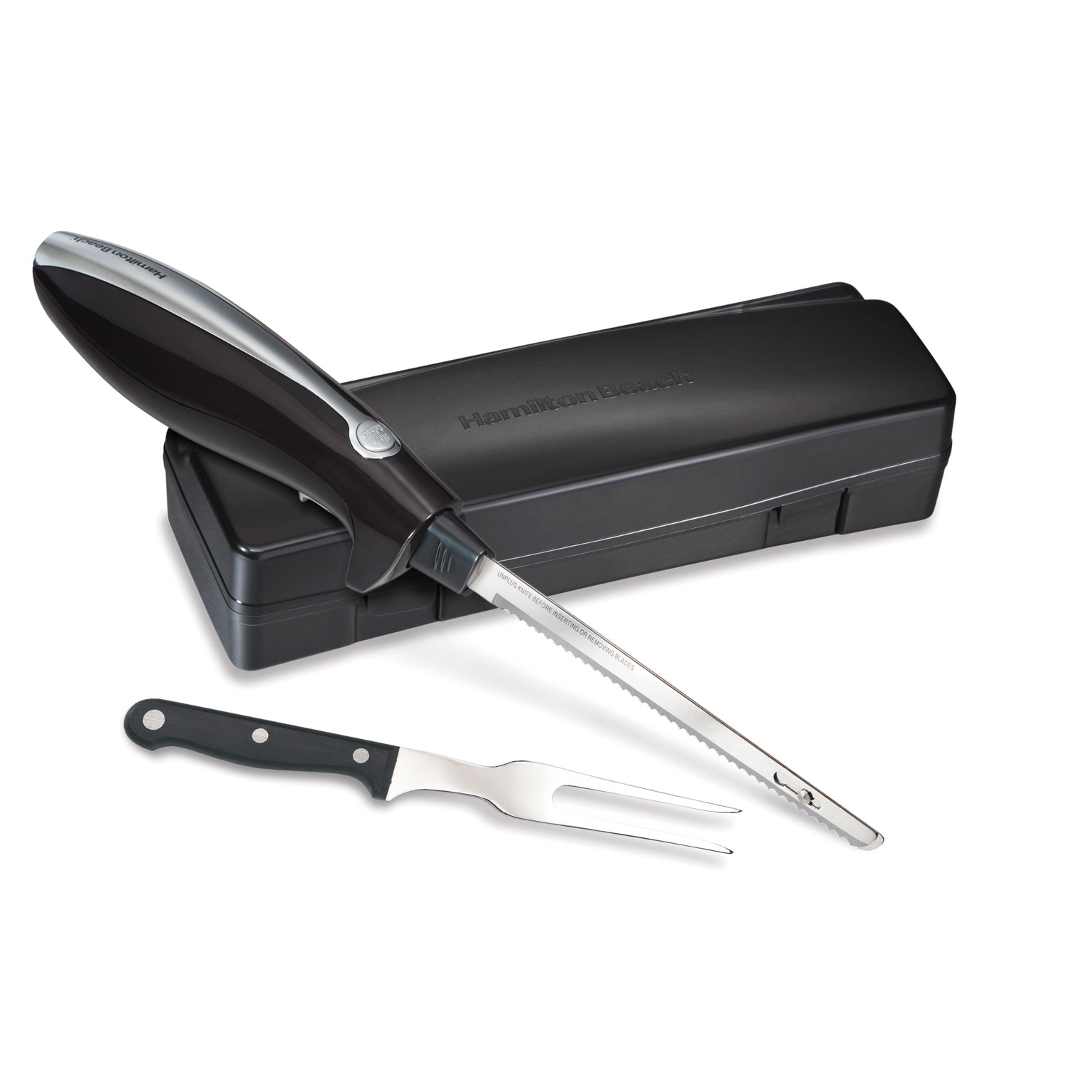 Classic Chrome Electric Knife with Case (74275R)