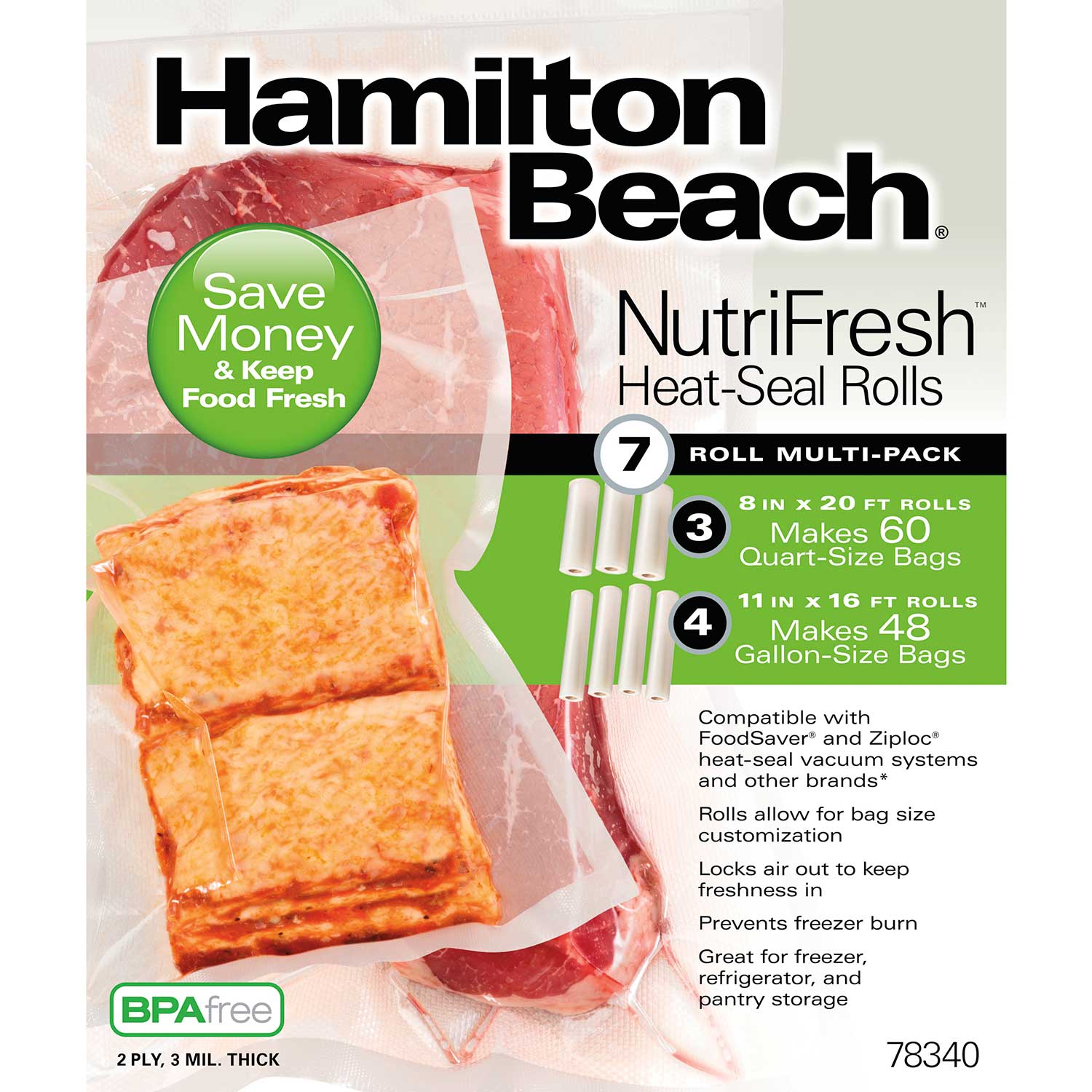 NutriFresh™ Heat-Seal 7 Roll Multi-Pack (78340)