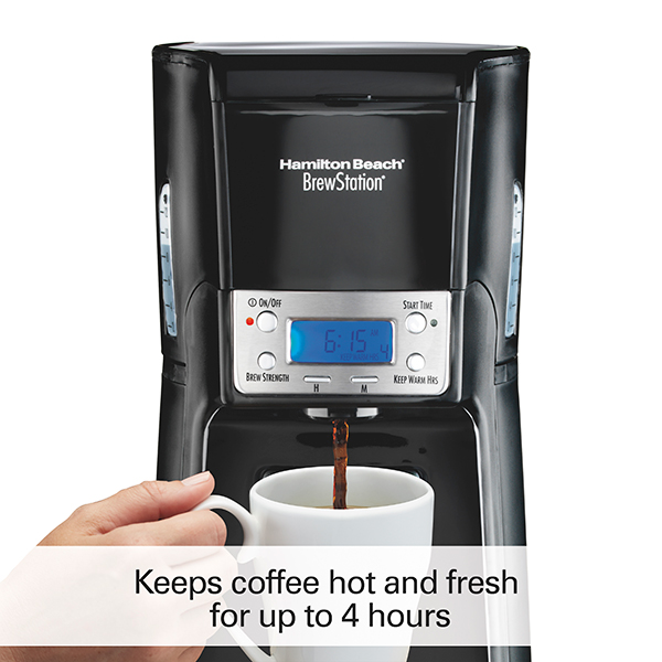 Hamilton Beach BrewStation® 12-Cup Coffee Maker, Black - 48463