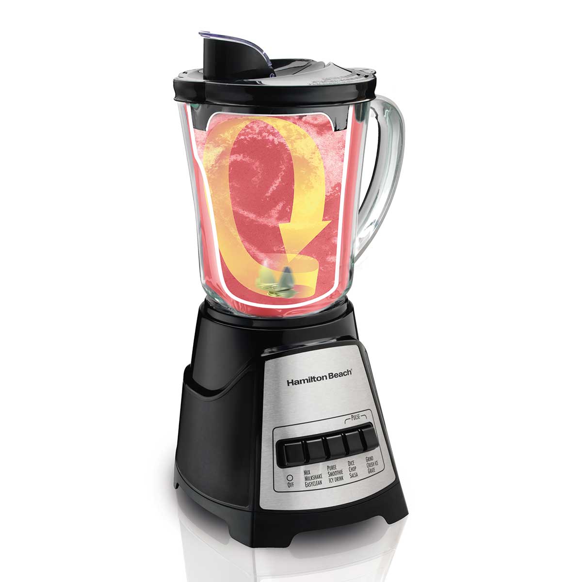 Power Elite® Multi-Function Blender with Mess-free 40oz Glass Jar, 700W