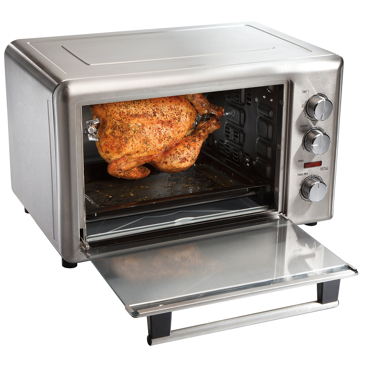 Hamilton Beach Countertop Convection Toaster Oven and Rotisserie Stainless Steel