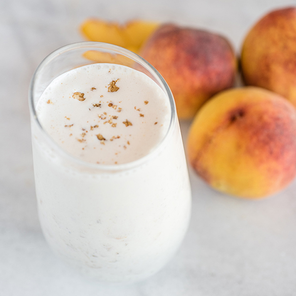 Spiced Peach Cobbler Milkshake Spiced Peach Cobbler Milkshake