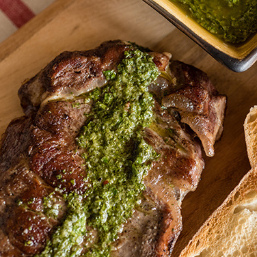 Recipe Sous Vide Steak with Chimichurri Sauce