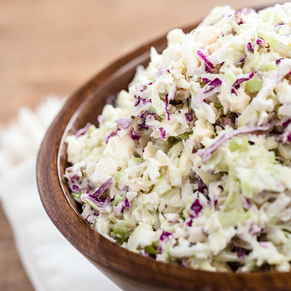 Blue Cheese Cole Slaw HamiltonBeach.com - 600x600 - jpeg Quart Of Coleslaw