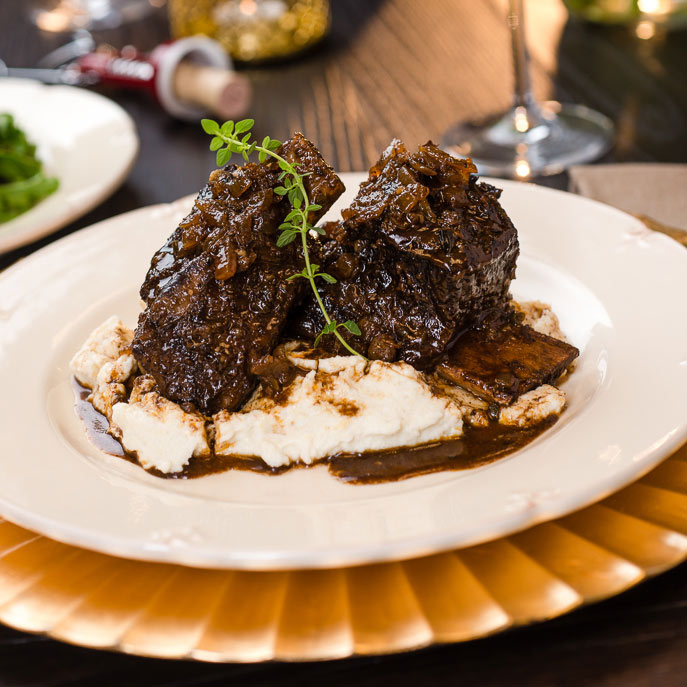 Slow Cooker Coffee Braised Short Ribs