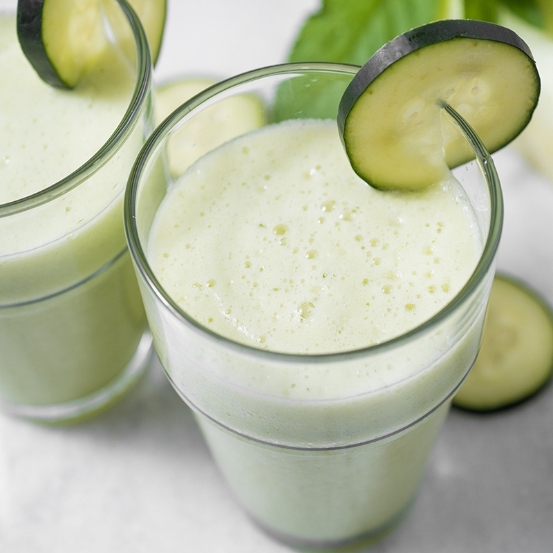 Recipe Cucumber Honeydew Mint Smoothie