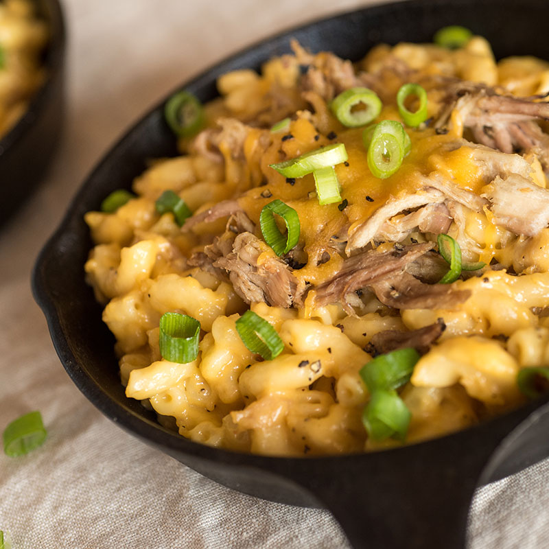 Pulled Pork Macaroni and Cheese