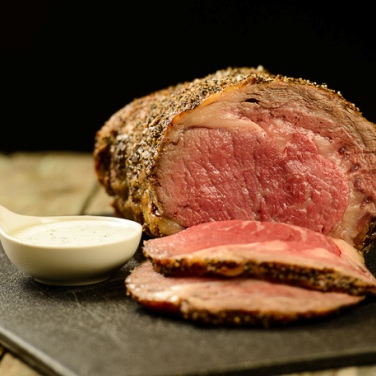 Peppered Beef with Wasabi Cream Sauce Peppered Beef with Wasabi Cream Sauce