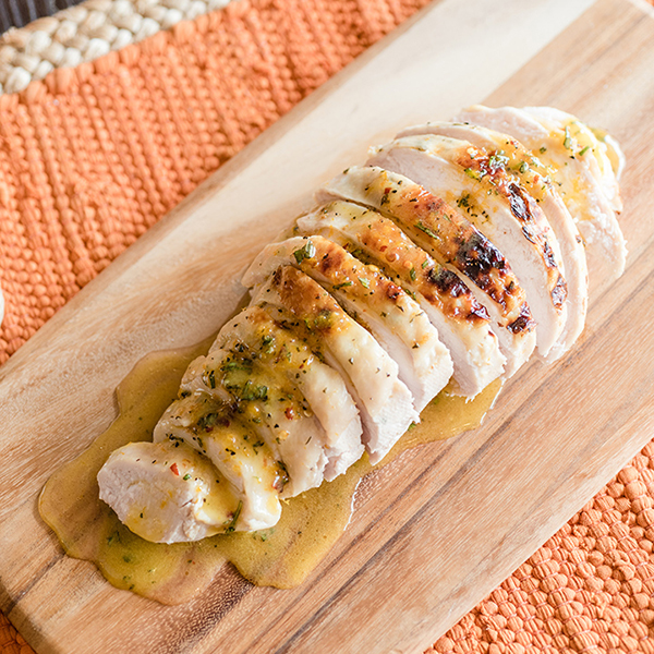 Recipe Sous Vide Turkey Breast with Orange-Rosemary Butter