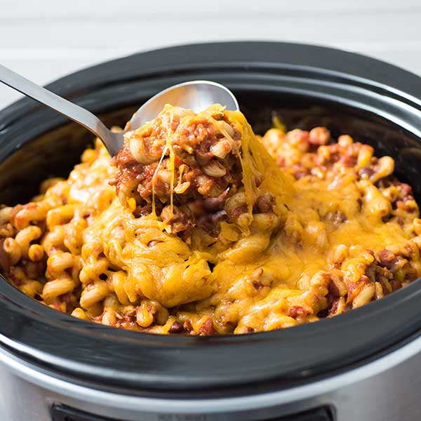 Slow Cooker Chili Mac