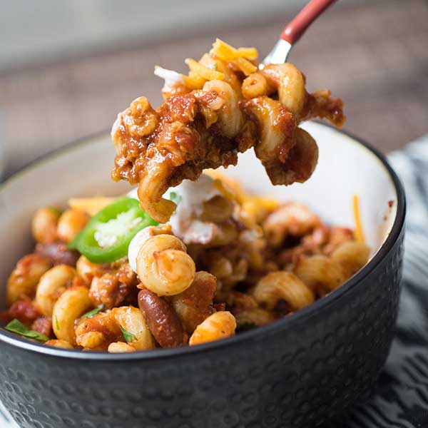Slow Cooker Chili Mac