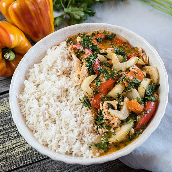 Slow Cooker Coconut Thai Curry Chicken