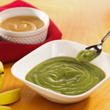 Baby Food Spinach and Pear Puree