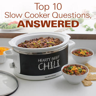 Click for Top 10 Slow Cooker Questions, Answered