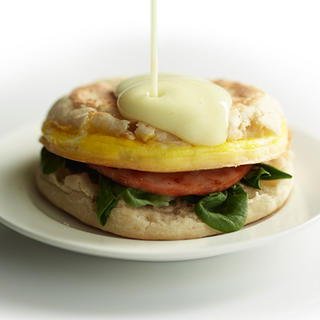 Related recipe - Eggs Benedict Breakfast Sandwich with Hollandaise Sauce 