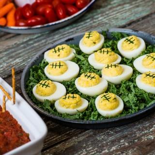 Related recipe - Football Deviled Eggs